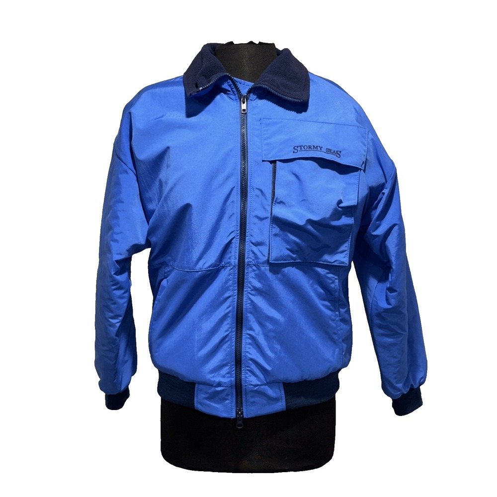 NEW Stormy Seas Jacket Inflatable LIFE PRESERVER with Co2 Cartridge Small‎ Blue
